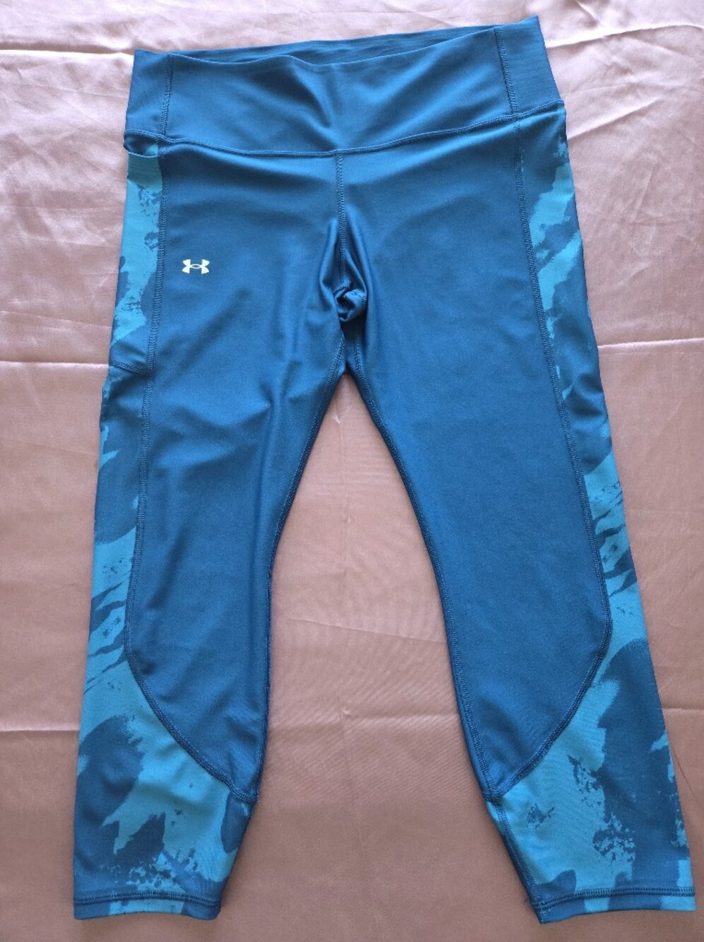 Under Armour Womens Teal Compression Leggings - Size XL